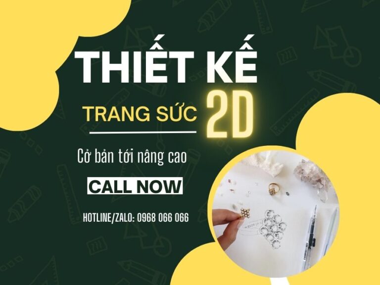 THIẾT KẾ TRANG SỨC 2D HCM